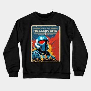 JOIN THE FIGHT - HELLDIVERS 2 Crewneck Sweatshirt